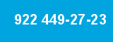 922 449-27-23 922 449-27-23